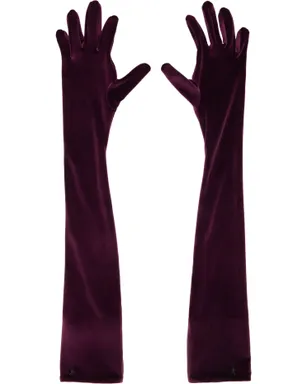 Mugler ベロア グローブ - サムネイル1