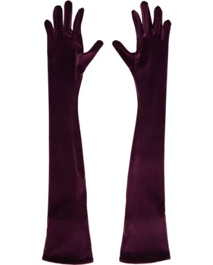 Mugler ベロア グローブ - サムネイル2