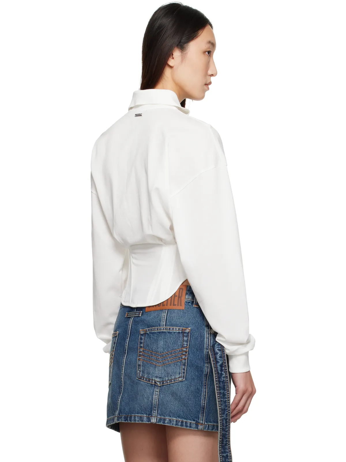 Mugler Corseted ポロシャツ - 画像3