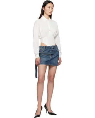Mugler Corseted ポロシャツ - サムネイル4