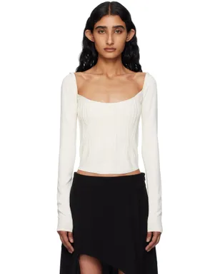 Mugler オットマン 長袖トップス - サムネイル1