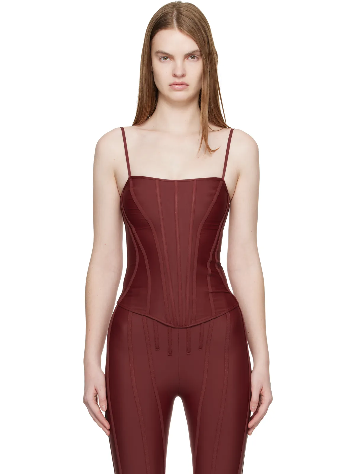 Mugler SSENSE限定 Corseted トップス - 画像1