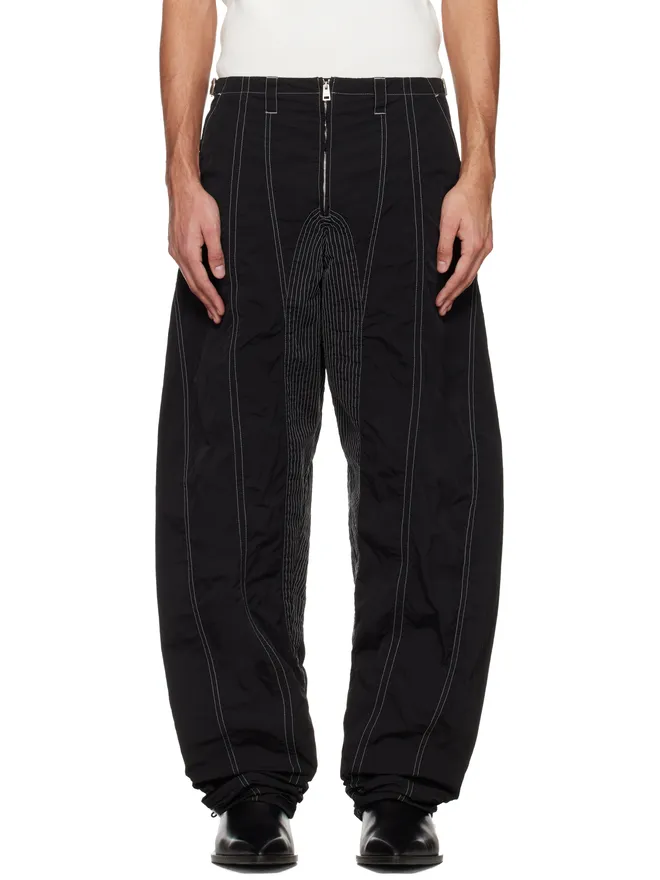 Mugler Mugler ステッチ パラシュートパンツの商品画像