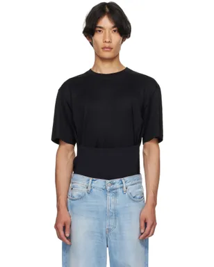 Mugler ボクシー コルセット Tシャツ - サムネイル1