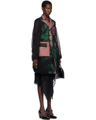 Comme des Garçons Homme Plus Nylon Tulle & Polyester Gabardine コート - サムネイル2
