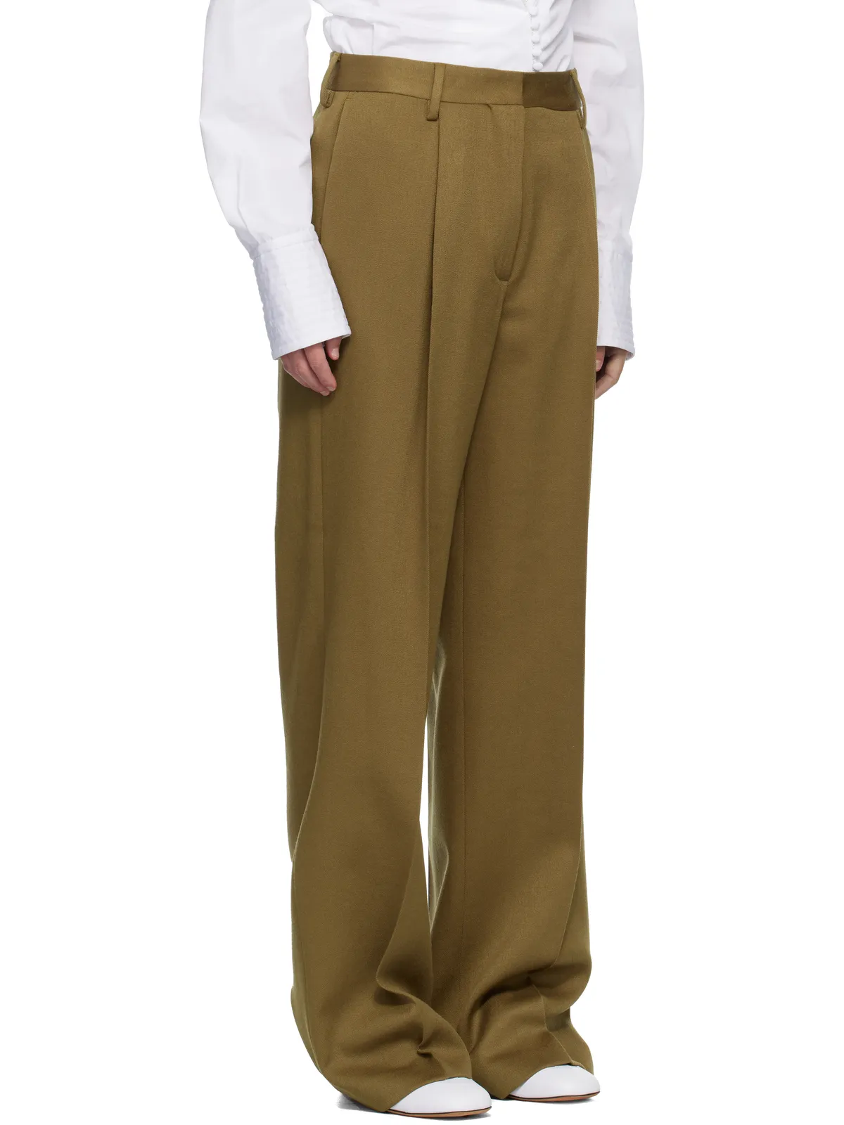 Dries Van Noten ウール テーラードパンツ - 画像2