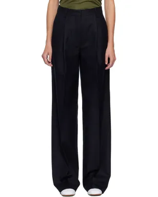 Dries Van Noten ウール トラウザーズ - サムネイル1