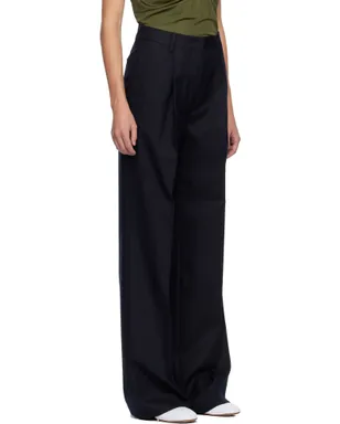Dries Van Noten ウール トラウザーズ - サムネイル2