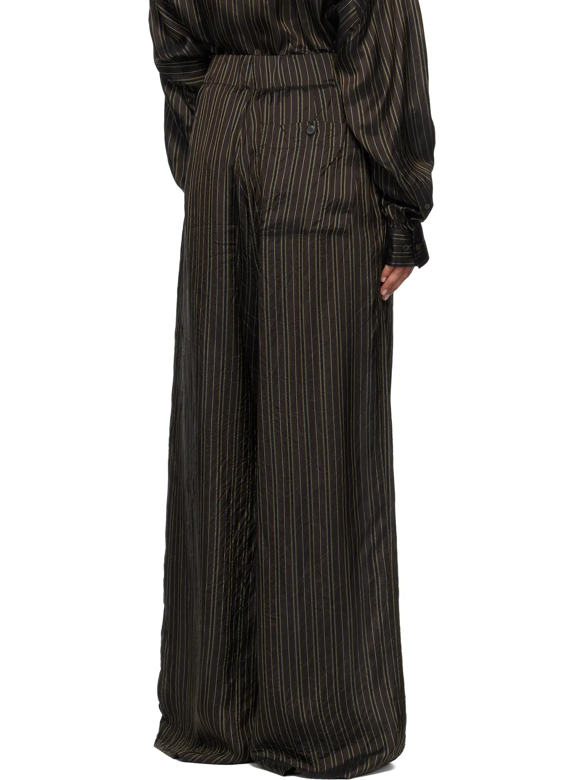 Dries Van Noten ストライプ トラウザーズ - 画像3
