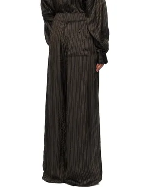 Dries Van Noten ストライプ トラウザーズ - サムネイル3