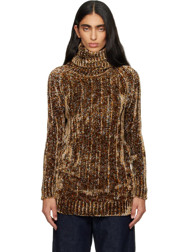 Dries Van Noten Dries Van Noten ロング ビスコース タートルネックの商品画像