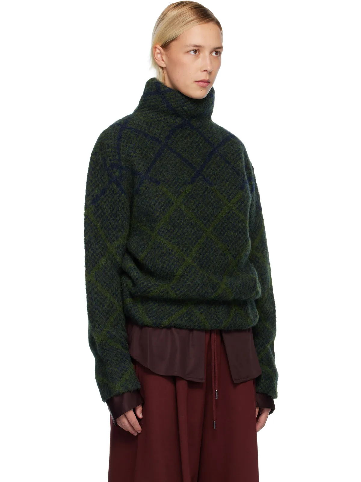 Dries Van Noten ジャカード タートルネック - 画像2