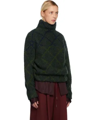 Dries Van Noten ジャカード タートルネック - サムネイル2