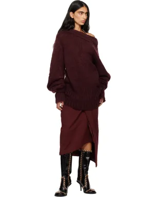 Dries Van Noten オーバーサイズ モヘア タートルネック - サムネイル4