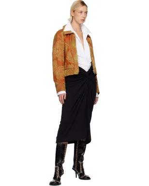 Dries Van Noten ジャージ ミディアムスカート - サムネイル4