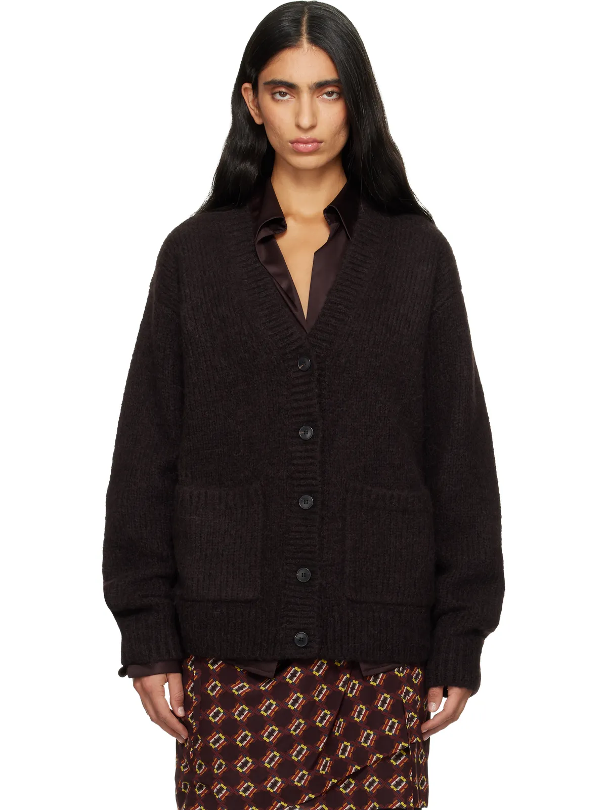 Dries Van Noten アルパカ カーディガン - 画像1