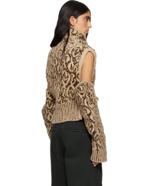 Dries Van Noten ジャカード アームウォーマー - サムネイル3