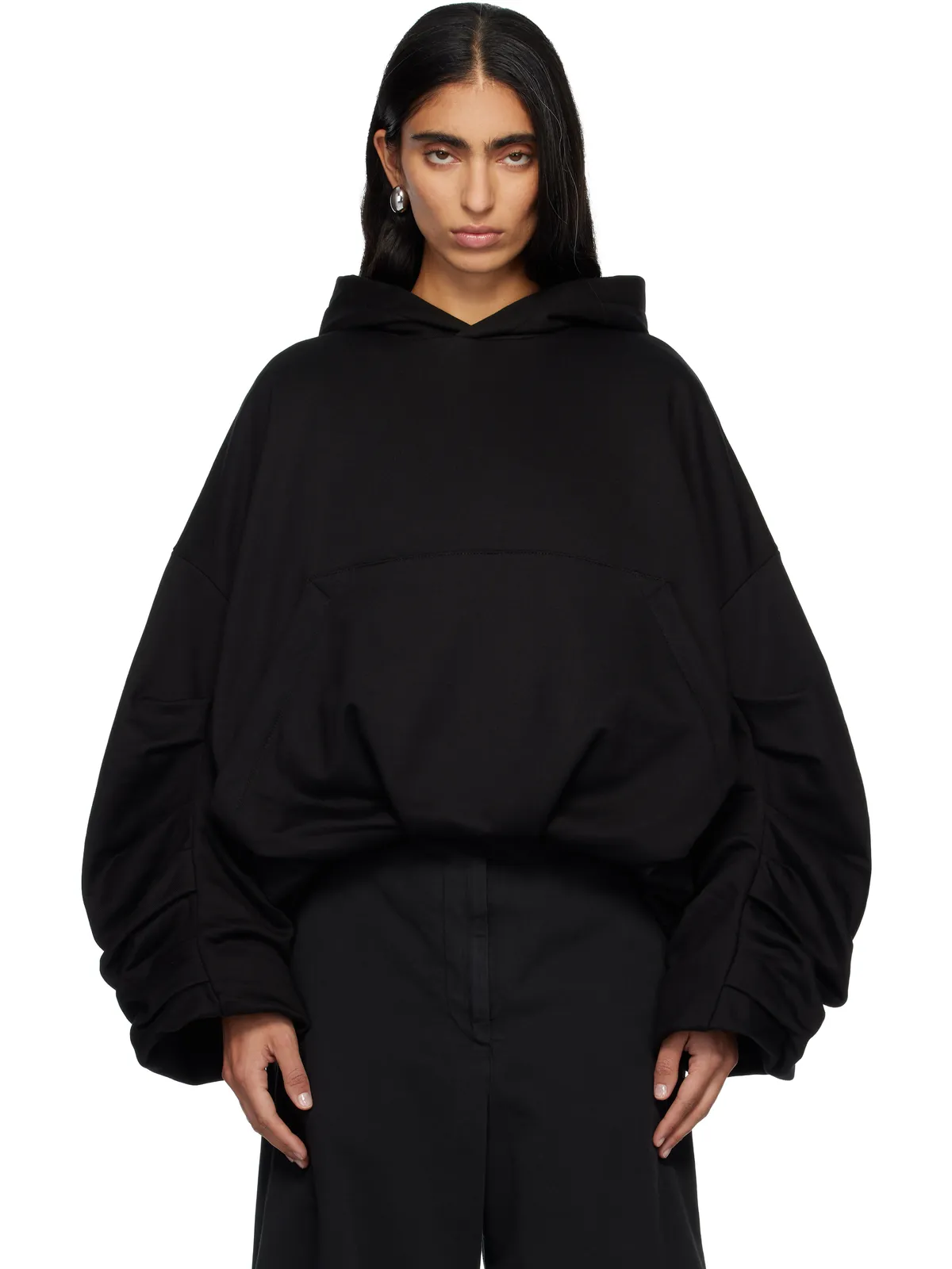 Dries Van Noten Draped フーディ - 画像1