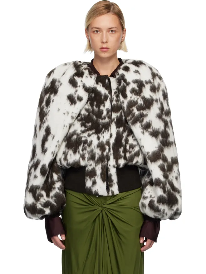Dries Van Noten Dries Van Noten ブラッシュド ボンバージャケットの商品画像