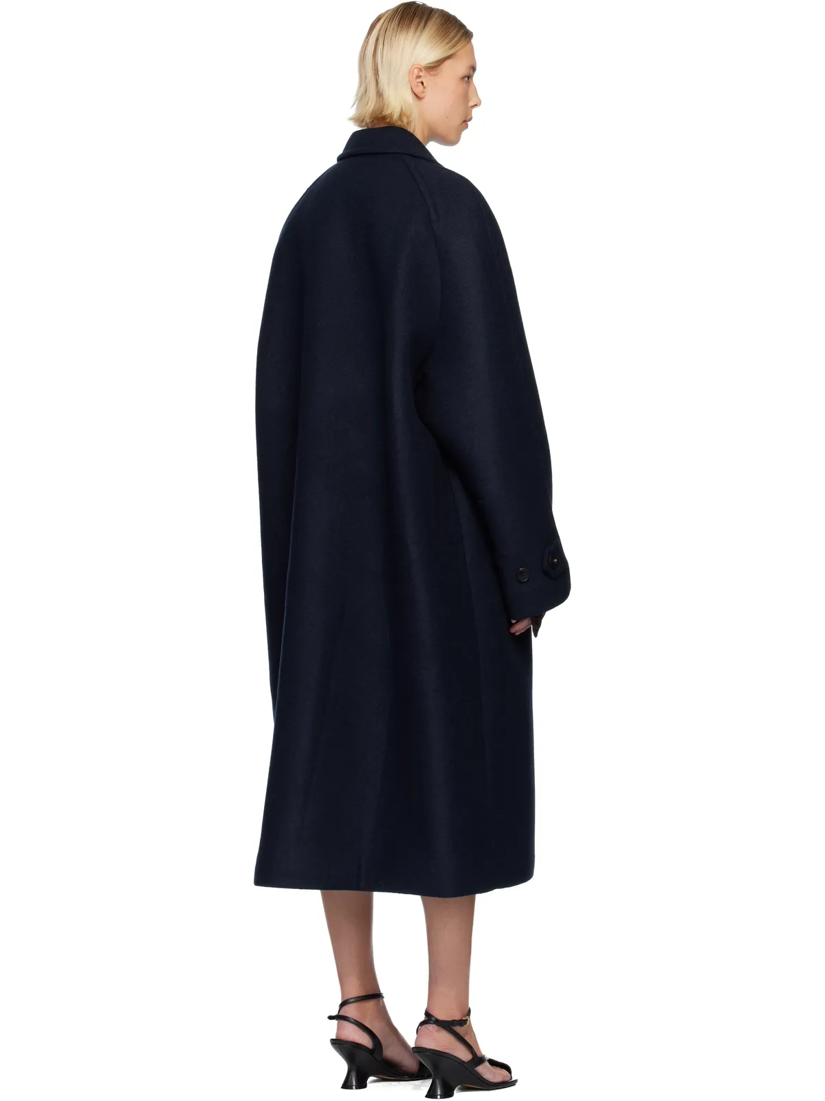 Dries Van Noten ノッチドラペル コート - 画像3