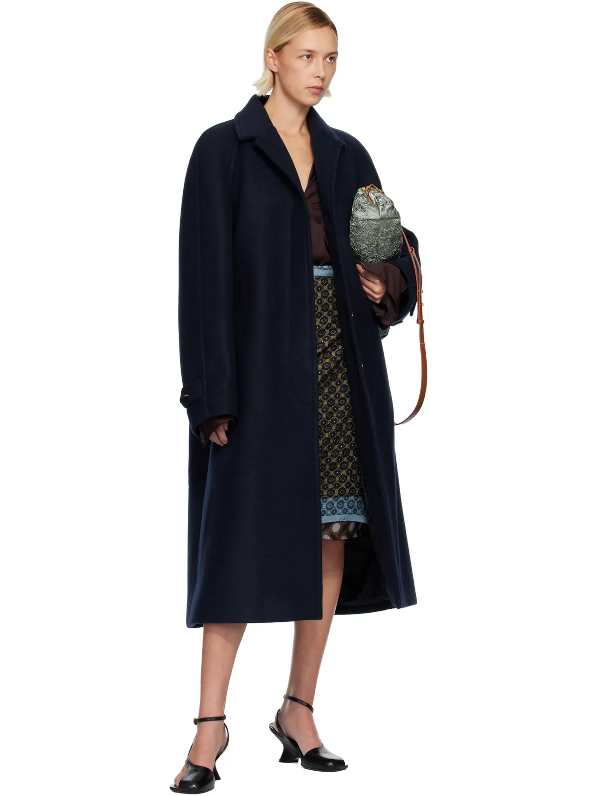 Dries Van Noten ノッチドラペル コート - 画像4