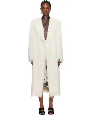 Dries Van Noten フリンジ コート - サムネイル1