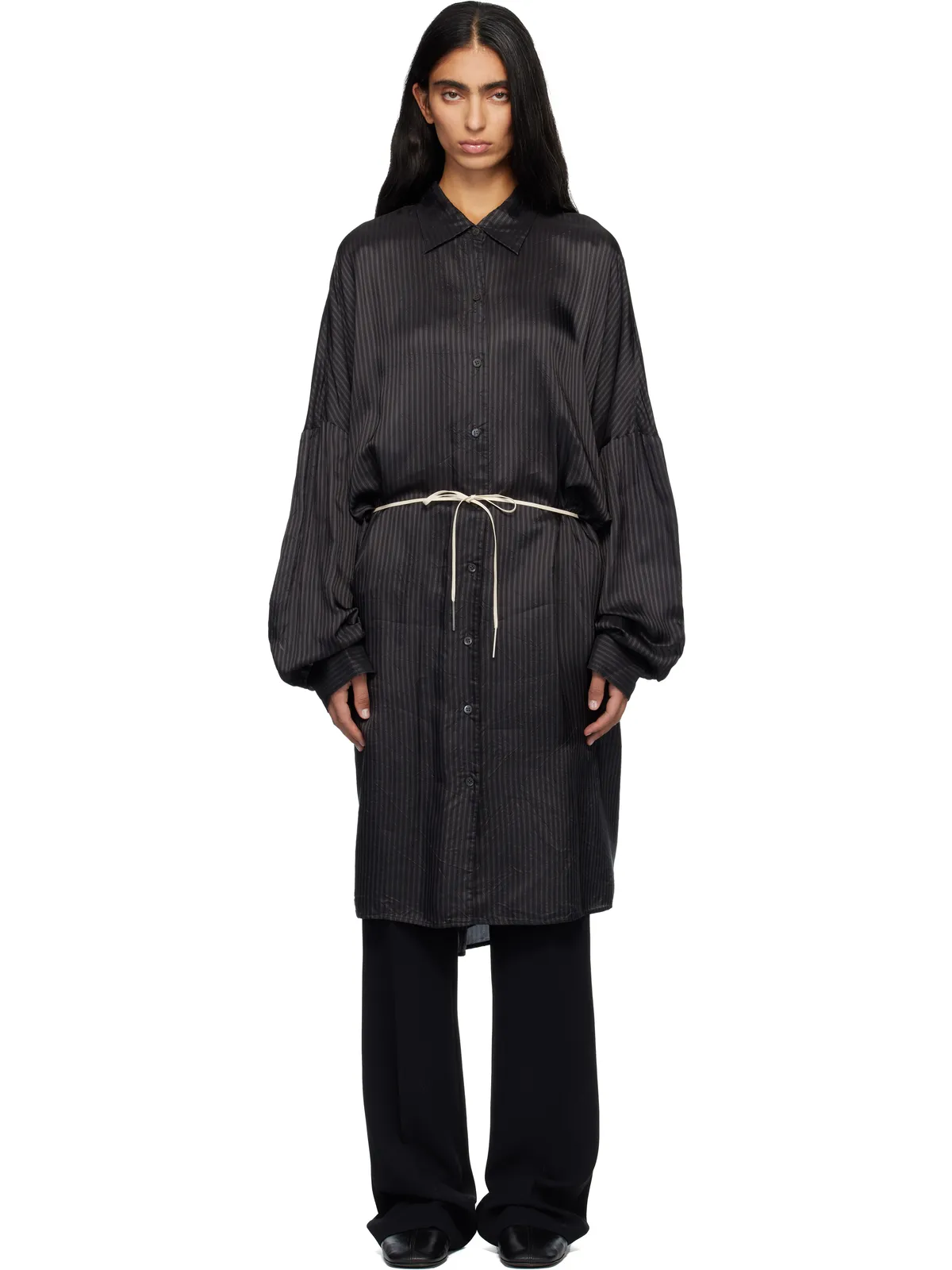 Dries Van Noten ストライプ ミディアムワンピース - 画像1