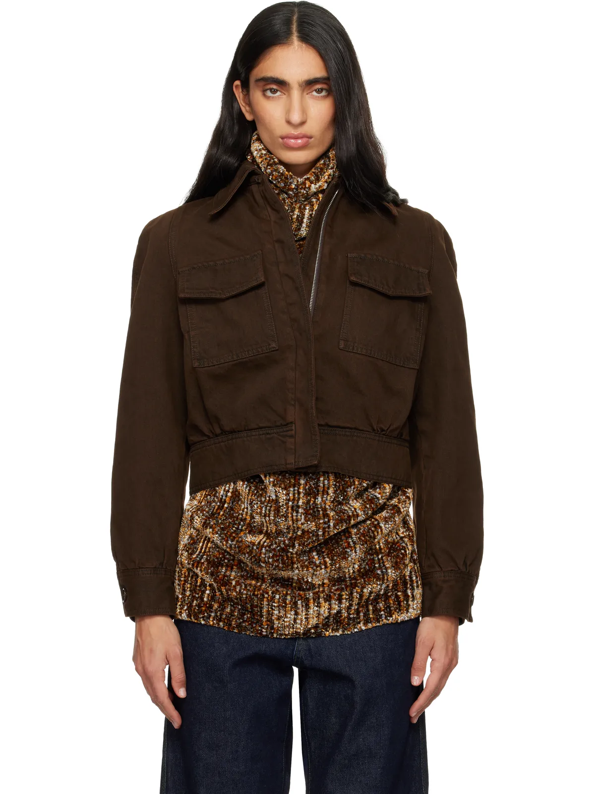 Dries Van Noten フェード デニムジャケット - 画像1