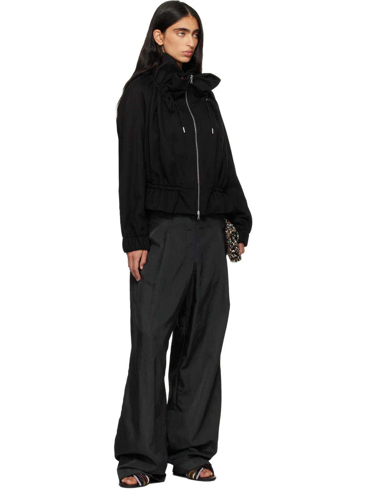 Dries Van Noten Cocoon ジャージ トラックジャケット - 画像4