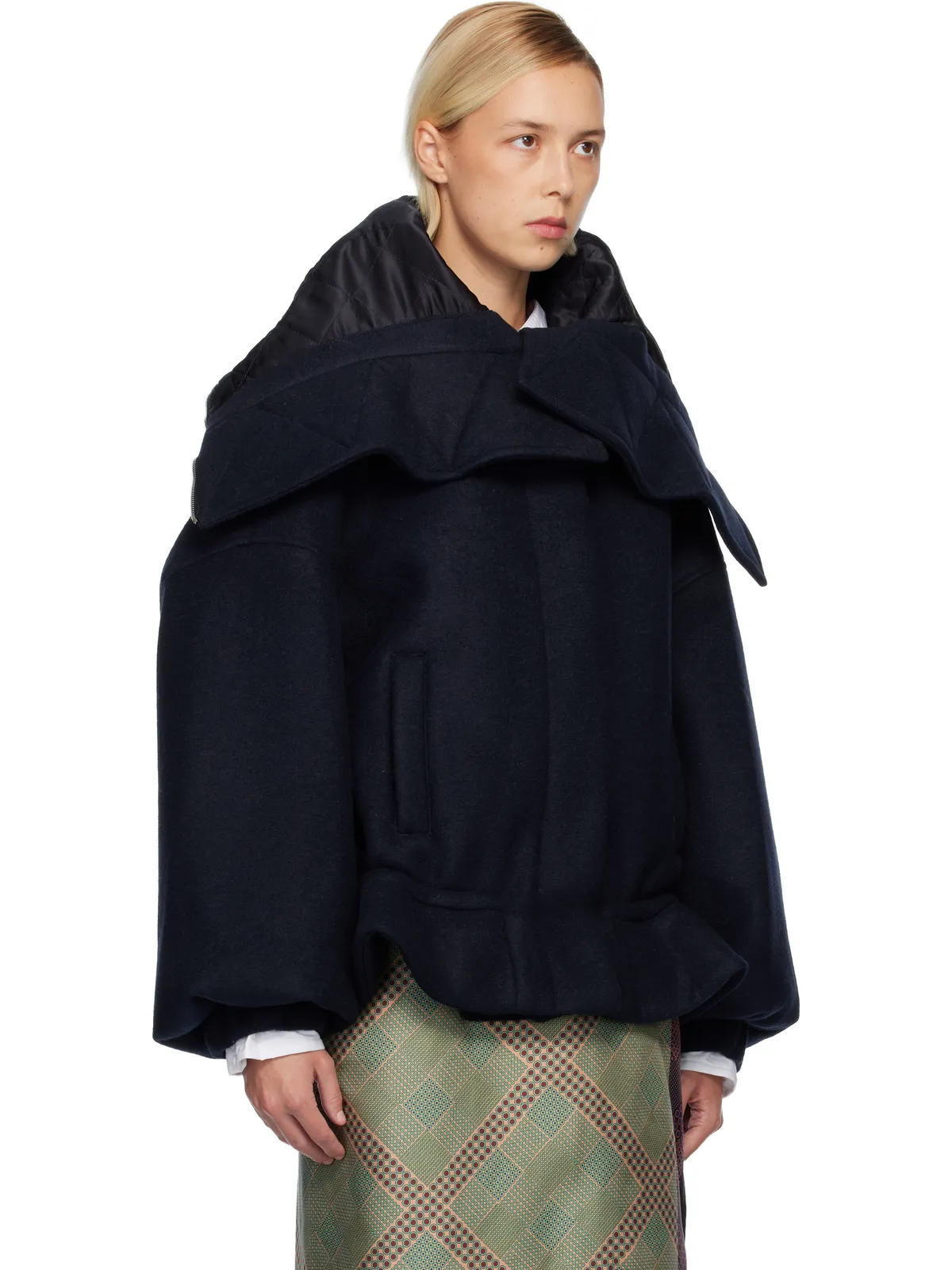Dries Van Noten ボンディング ショート ジャケット - 画像2