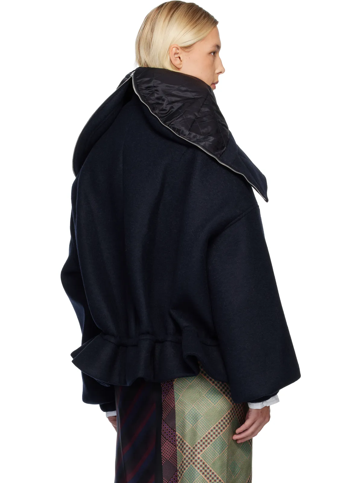 Dries Van Noten ボンディング ショート ジャケット - 画像3
