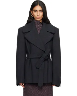 Dries Van Noten ブラッシュド コート - サムネイル1
