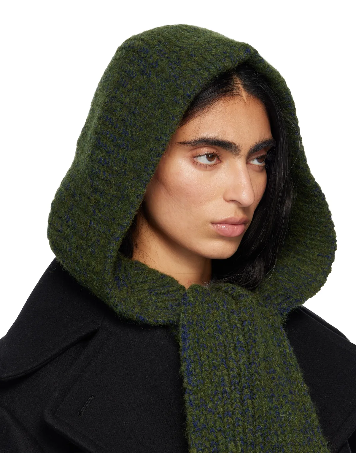 Dries Van Noten ウール フード付きマフラー - 画像2