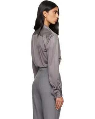 Dries Van Noten サテン シャツ - サムネイル3