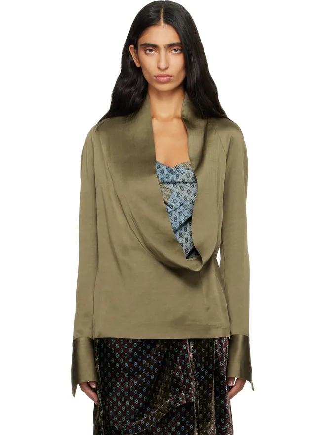 Dries Van Noten Dries Van Noten クレープ シャツの商品画像