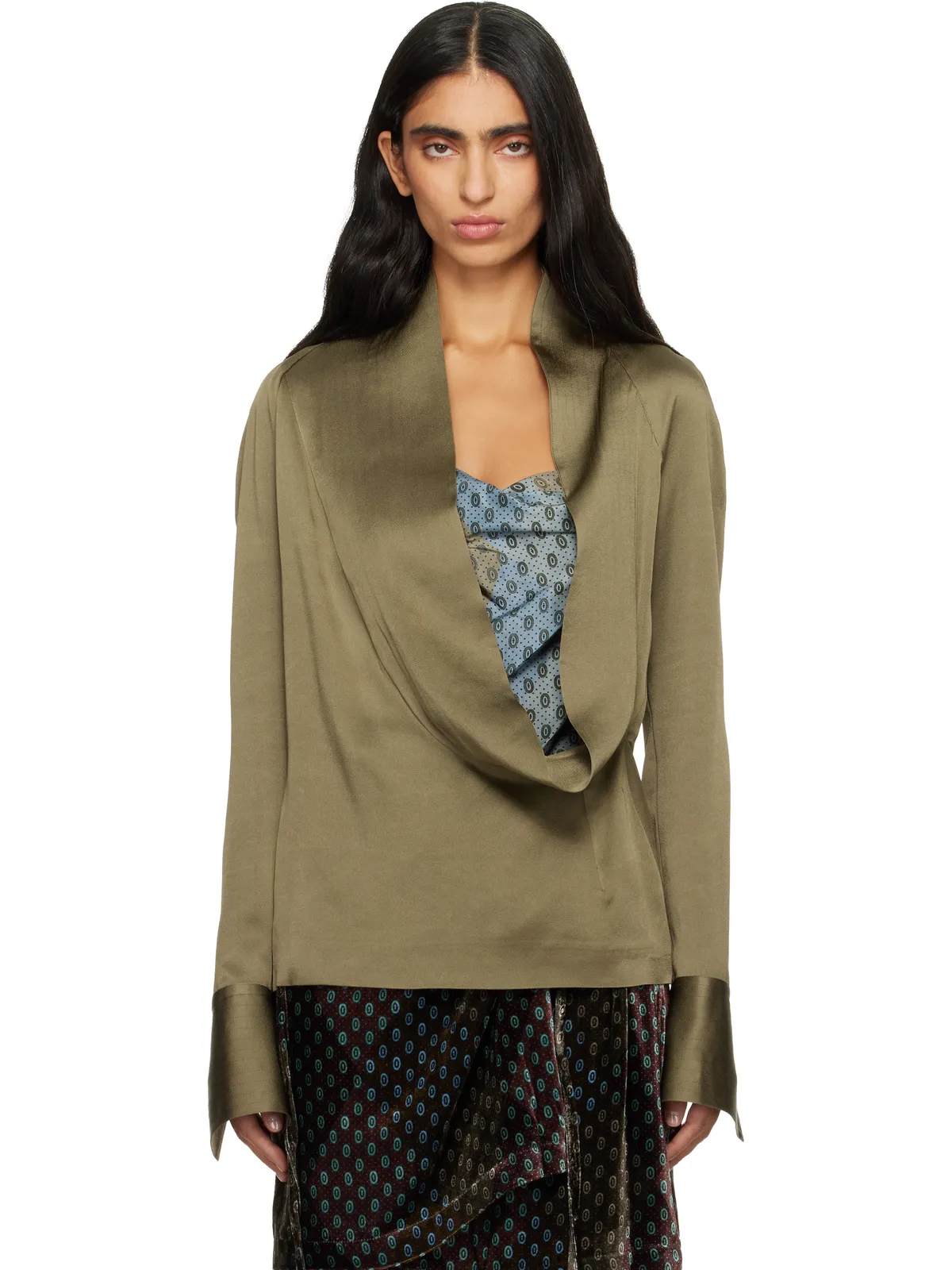 Dries Van Noten クレープ シャツ - 画像1