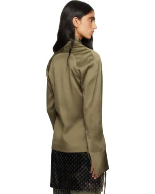 Dries Van Noten クレープ シャツ - サムネイル3