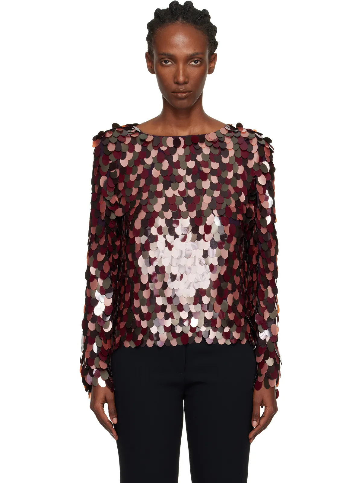 Dries Van Noten スパンコール ブラウス - 画像1