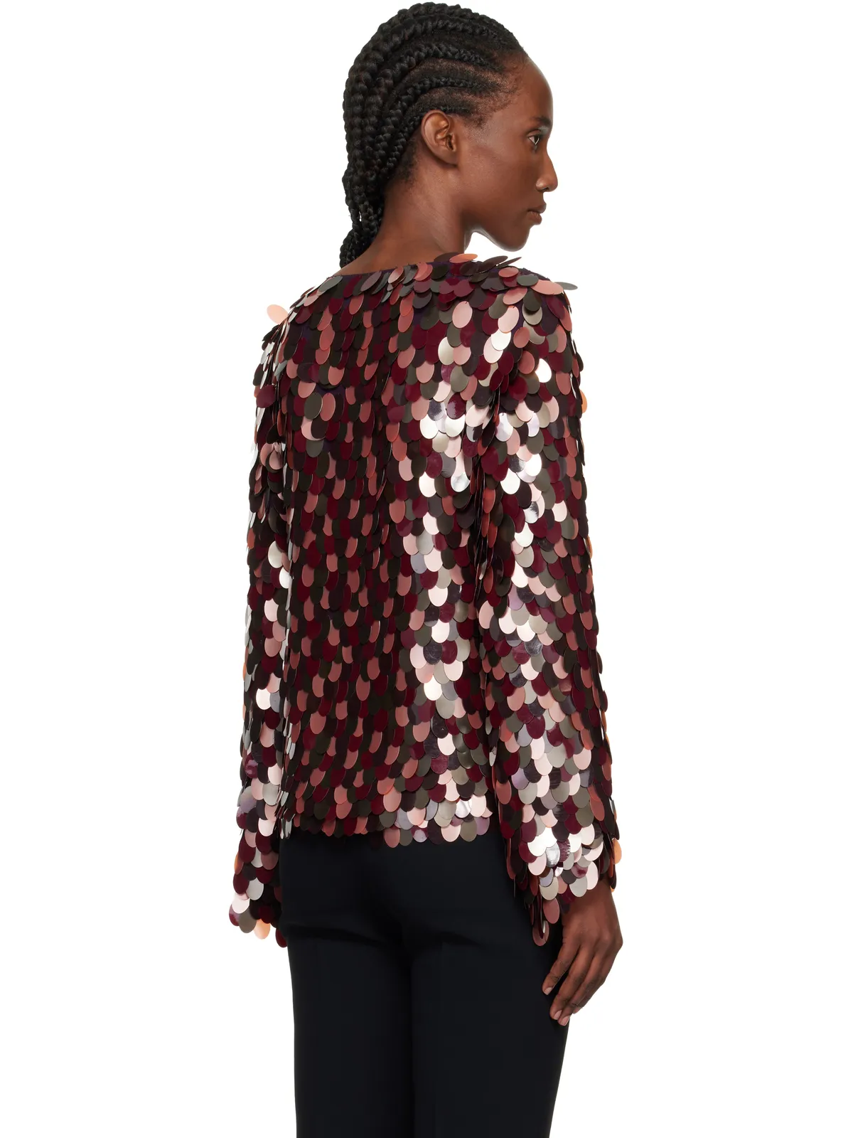 Dries Van Noten スパンコール ブラウス - 画像3