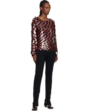 Dries Van Noten スパンコール ブラウス - サムネイル4