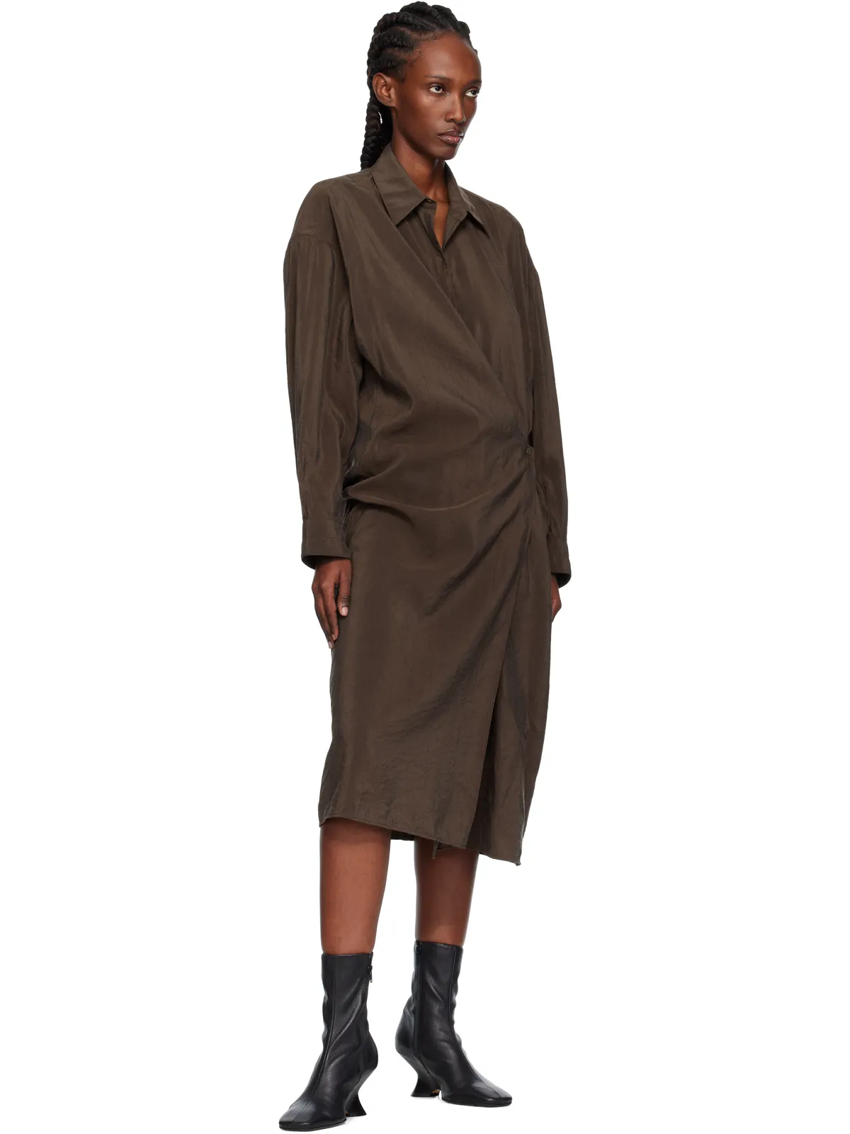 Dries Van Noten ヒール アンクルブーツ - 画像5