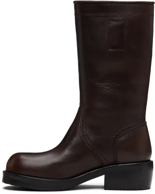 Dries Van Noten レザー バイカーブーツ - サムネイル3