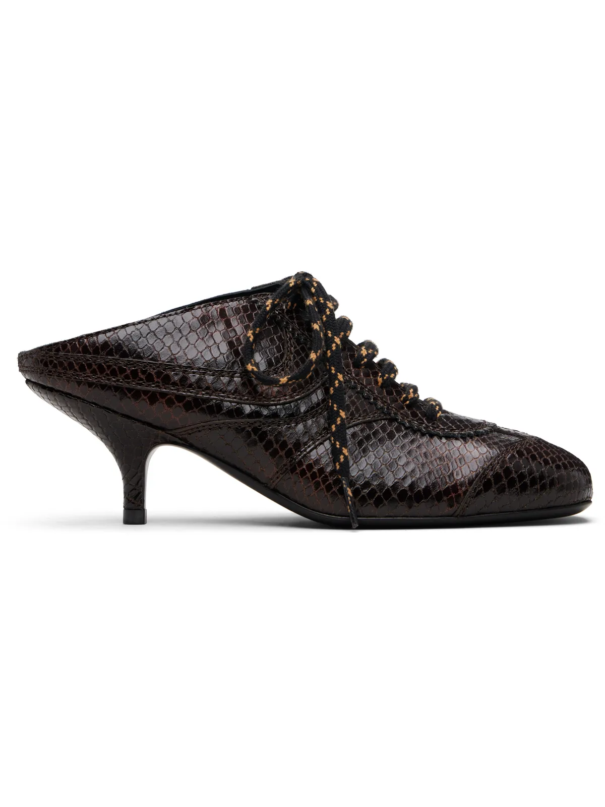 Dries Van Noten ブラウン Sneaker Mule ヒール - 画像1