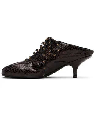 Dries Van Noten ブラウン Sneaker Mule ヒール - サムネイル3
