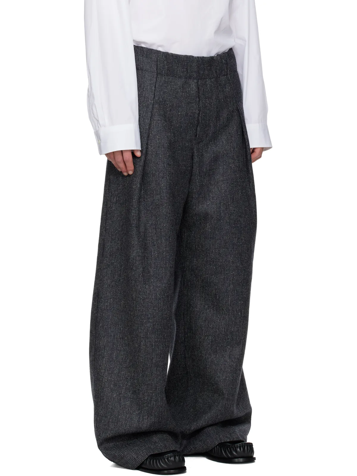 Dries Van Noten ウール トラウザーズ - 画像2