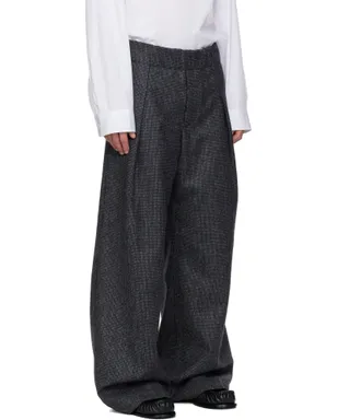 Dries Van Noten ウール トラウザーズ - サムネイル2