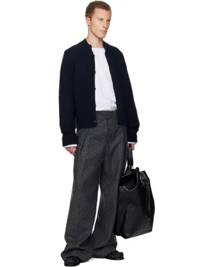 Dries Van Noten ウール トラウザーズ - サムネイル4