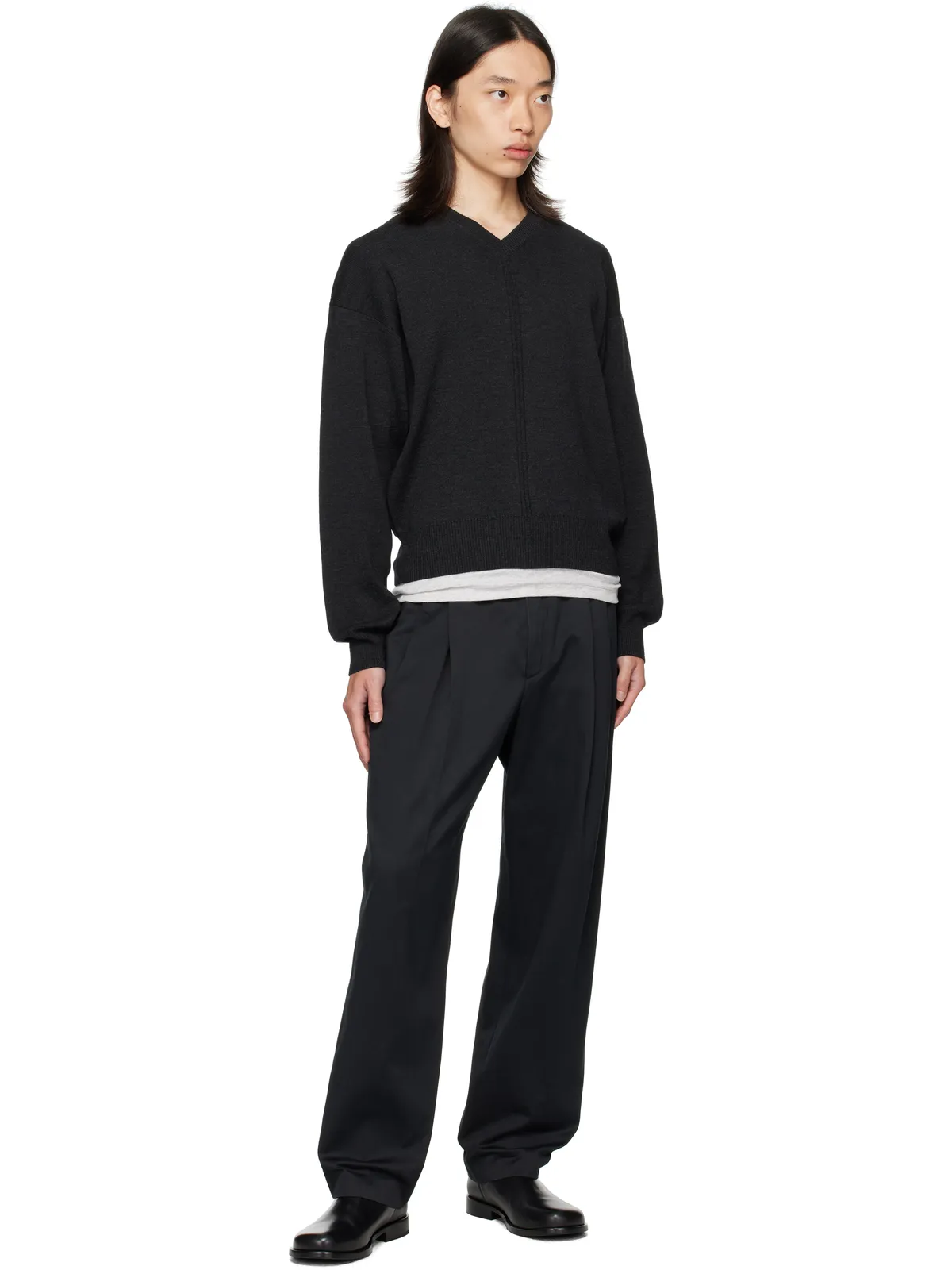 Dries Van Noten タックパンツ - 画像4