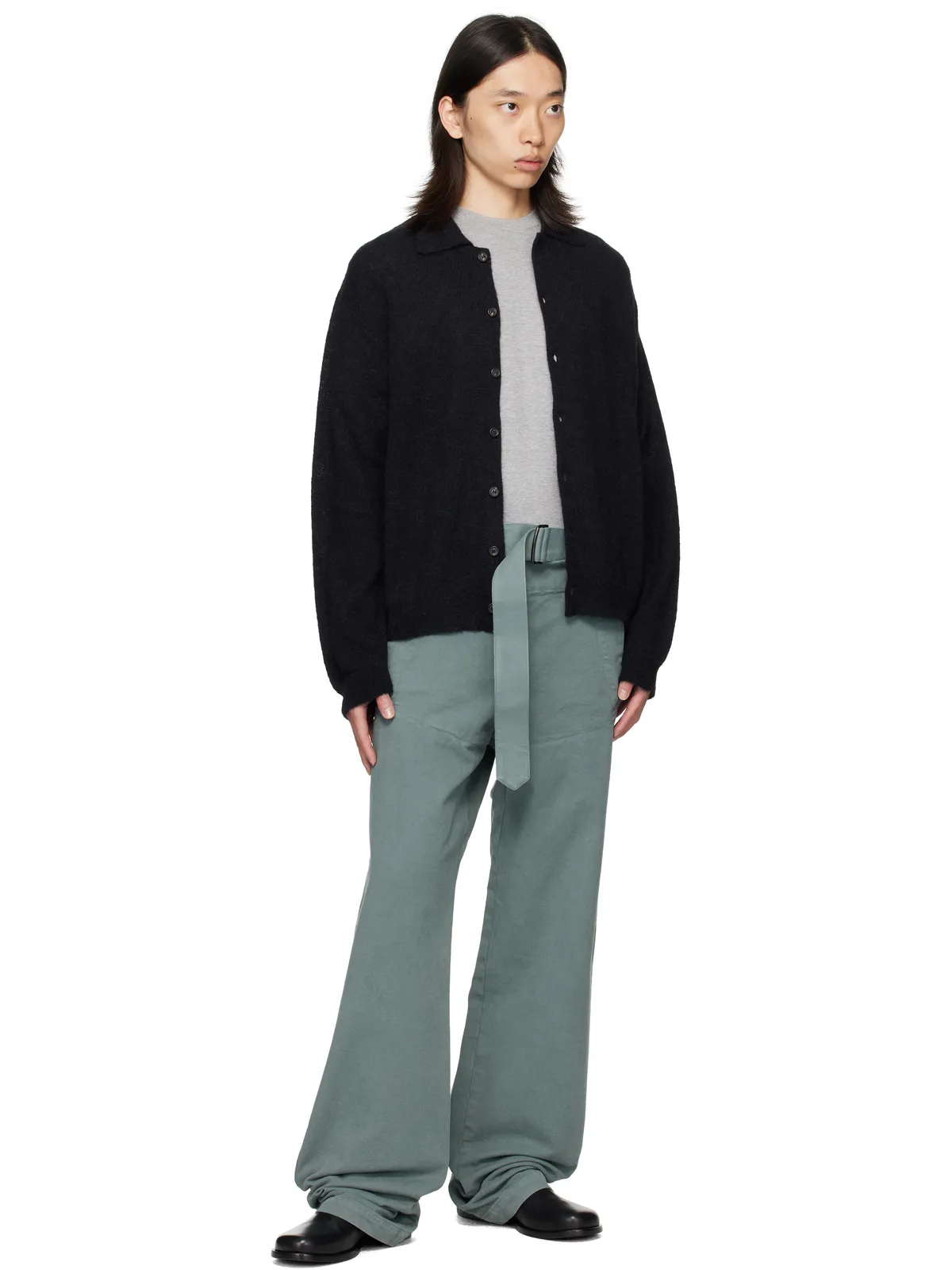 Dries Van Noten オーバーダイ セーラーパンツ - 画像4