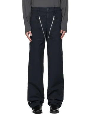 Dries Van Noten ジップ トラウザーズ - サムネイル1